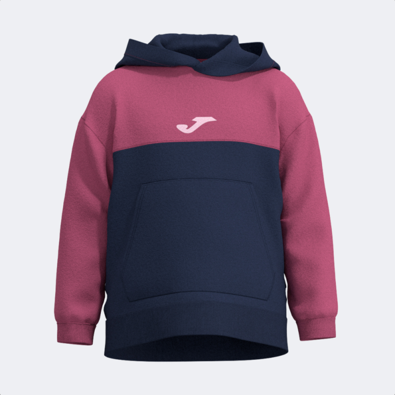 SUDADERA JOMA PARK NAVY BKYE VIOLET 500801.345 UNISEX CAPUCHA