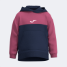 SUDADERA JOMA PARK NAVY BKYE VIOLET 500801.345 UNISEX CAPUCHA