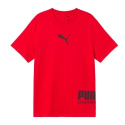 CAMISETA PUMA ROJA GRAPHICS TEE HOMBRE 694673 -11