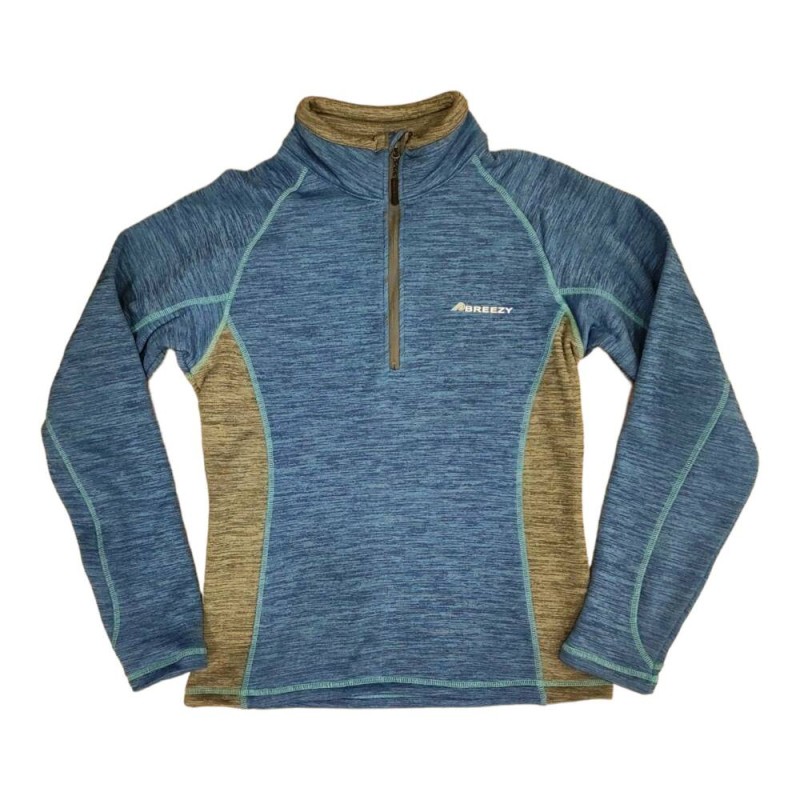 POLAR HABOA STRECH  010202002 AZUL Y GRIS MUJER