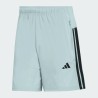 BERMUDA ADIDAS GRIS WORKOUT ESSENTIALS BASE 3 STRIPES WOVEN SHORT KD0684