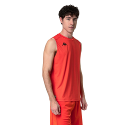 CAMISETA TIRANTES KAPPA ILEO 342238W-059 NARANJA HOMBRE ENTRENAMIENTO