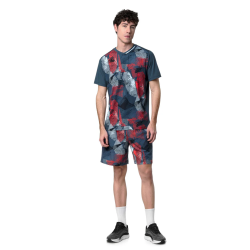 PANTALON CORTO PADEL KAPPA ISK 372B18W-A08 AZUL HOMBRE