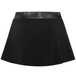 FALDA PADEL KAPPA IDLEN 37228CW-A09 NEGRO MUJER CON PANTALON CORTO