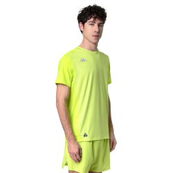 CAMISETA MANGA CORTA kAPPA IMSOR PRO 37273TW-XNV VERDE HOMBRE RUNNING