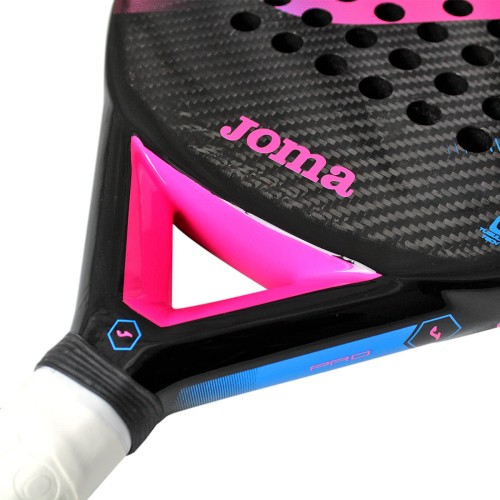 JOMA-PALA DE PÁDEL SLAM PRO NEGRO ROSA F