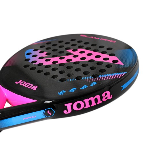 JOMA-PALA DE PÁDEL SLAM PRO NEGRO ROSA F