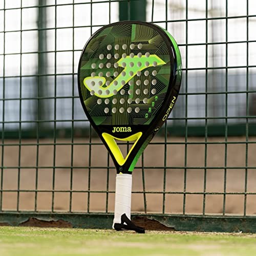 JOMA-PALA DE PÁDEL OPEN NEGRO VERDE FLÚO