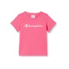 CAMISETA CHAMPION PS083 ROSA NIÑA MANGA CORTA ALGODON
