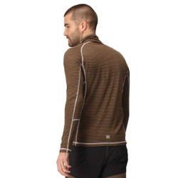 SUDADERA FORRO POLAR  REGATTA-Yonder-RMT172 4G9-MARRON HOMBRE TREKKING