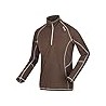SUDADERA FORRO POLAR  REGATTA-Yonder-RMT172 4G9-MARRON HOMBRE TREKKING