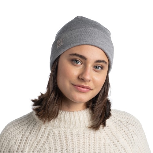 BUFF-Merino Heavyweight Beanie-SOLID LIGHT GREY