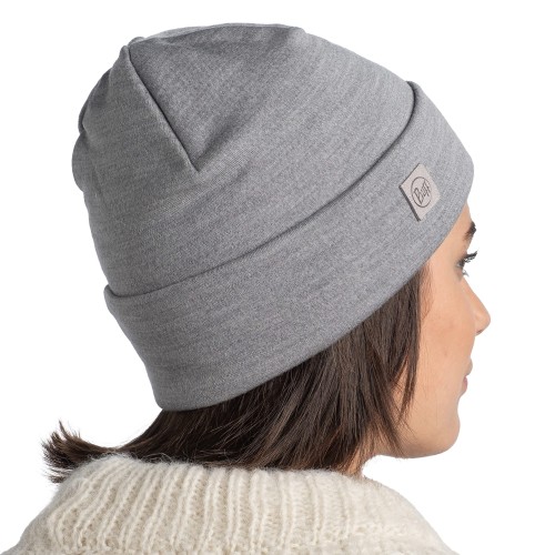 BUFF-Merino Heavyweight Beanie-SOLID LIGHT GREY