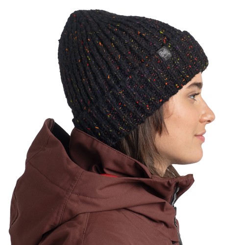 BUFF-Knitted & Fleece Band Hat-KIM BLACK