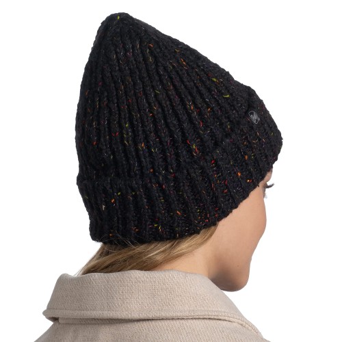 BUFF-Knitted & Fleece Band Hat-KIM BLACK