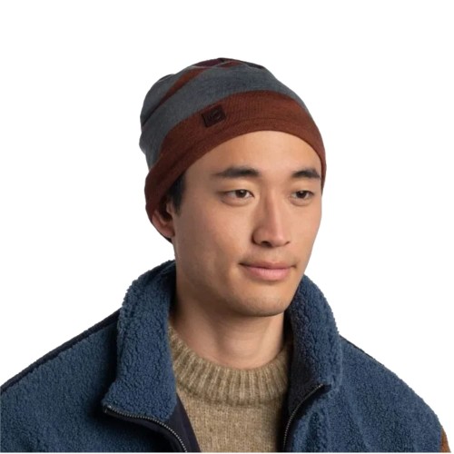 BUFF-Merino Move Beanie-MAHOGANY