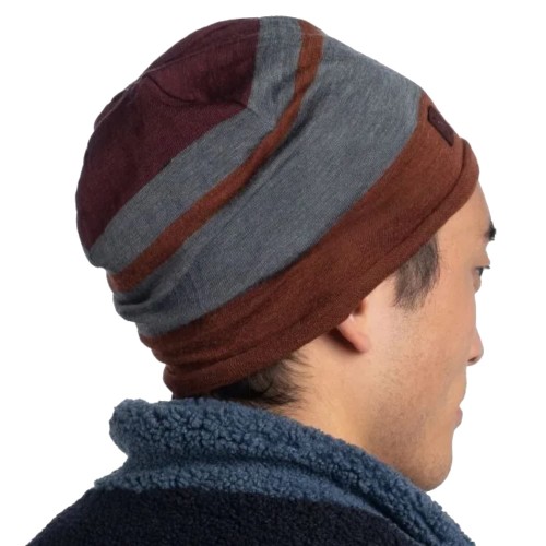 BUFF-Merino Move Beanie-MAHOGANY