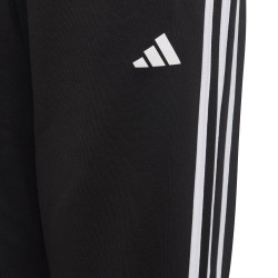 PANTALON LARGO ADIDAS-U TR-ES 3S PANT-HY1098 NEGRO JUNIOR TRES BANDAS