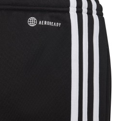 PANTALON LARGO ADIDAS-U TR-ES 3S PANT-HY1098 NEGRO JUNIOR TRES BANDAS