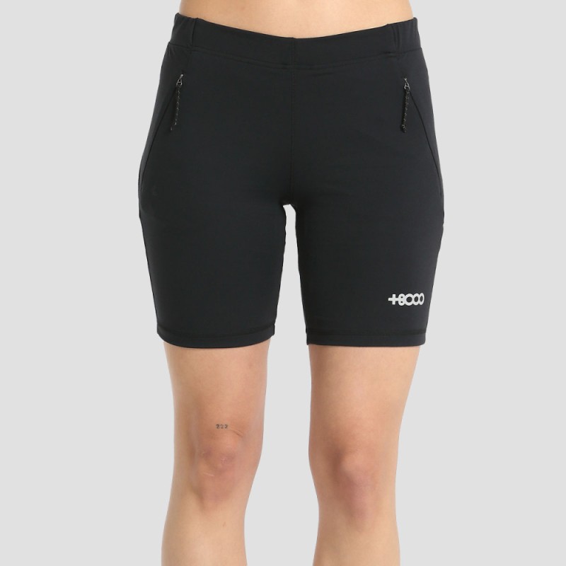 Malla Corta +8000 XINAN  Negra Mujer Trekking