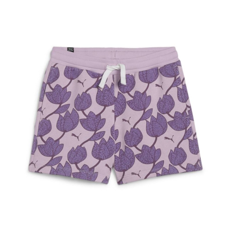 PUMA SHORT GRAPE MIST NIÑA