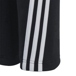 PANTALON LARGO ADIDAS-Future Icons Ankle-Length U FI 3S PT-HR6313 NEGRO JUNIOR TRES BANDAS