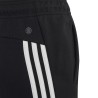 PANTALON LARGO ADIDAS-Future Icons Ankle-Length U FI 3S PT-HR6313 NEGRO JUNIOR TRES BANDAS