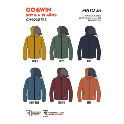 GO&WIN CHUBASQUERO NIÑO PINTO