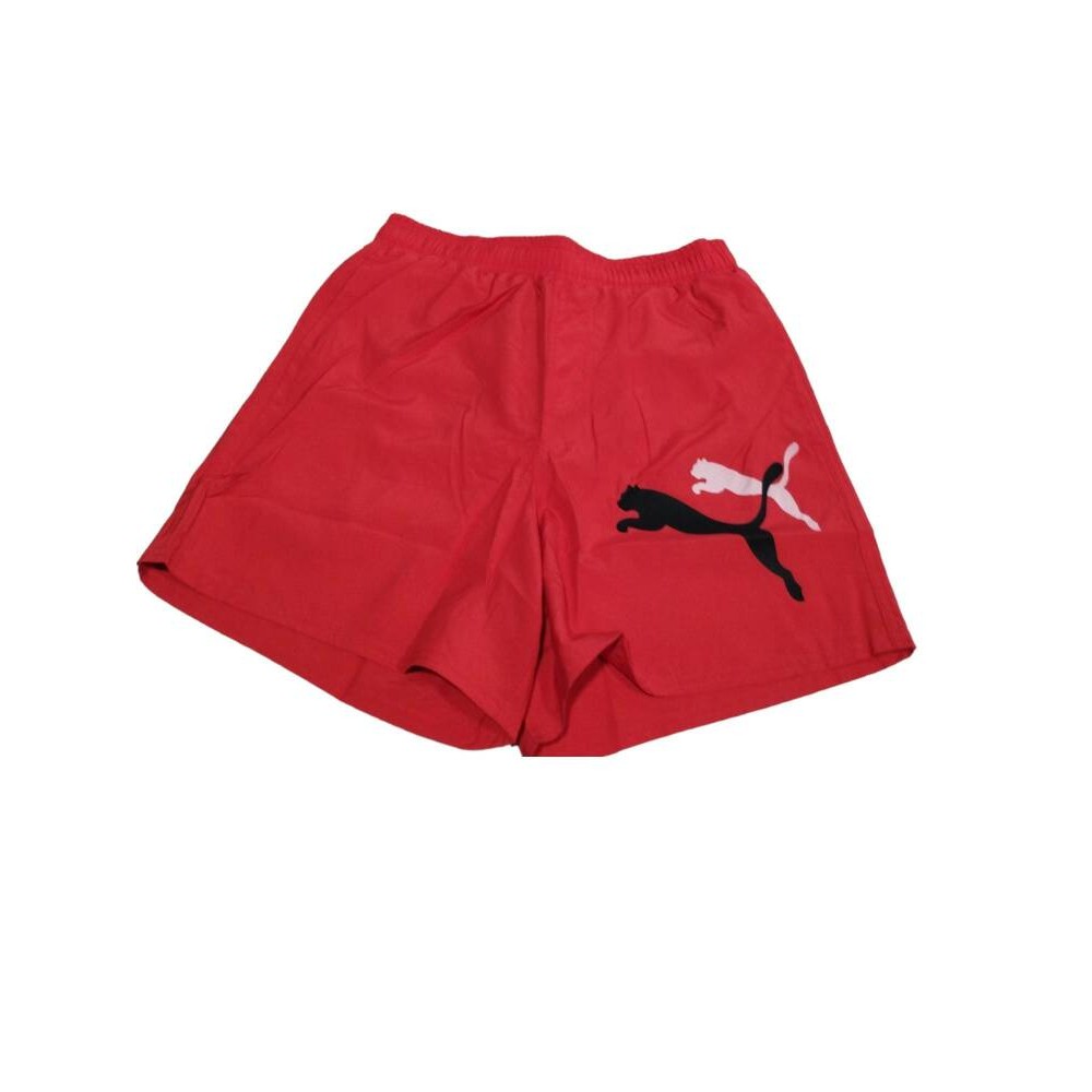 PUMA-ESS+ LOGO POWER Cat Woven Shorts 5-11