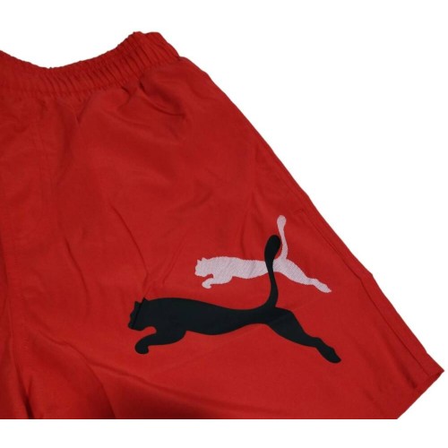 PUMA-ESS+ LOGO POWER Cat Woven Shorts 5-11