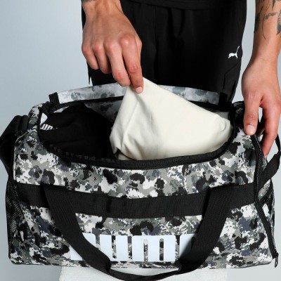 Bolsa deporte negra-verde Puma challenger AOP NEGRA-VERDE