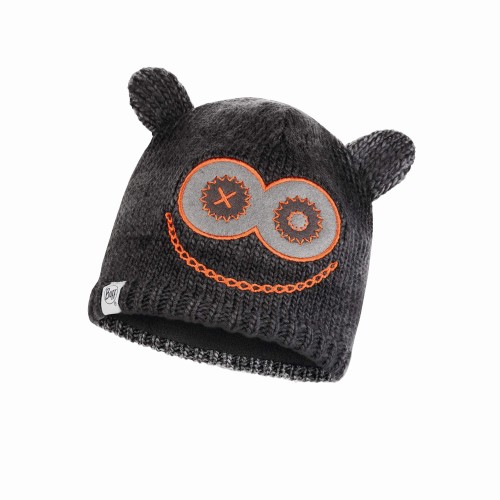 Knit&Full Fleece Hat-Monster Jolly Black