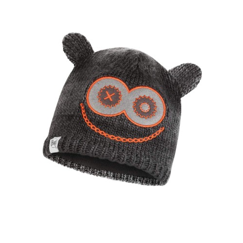 Knit&Full Fleece Hat-Monster Jolly Black