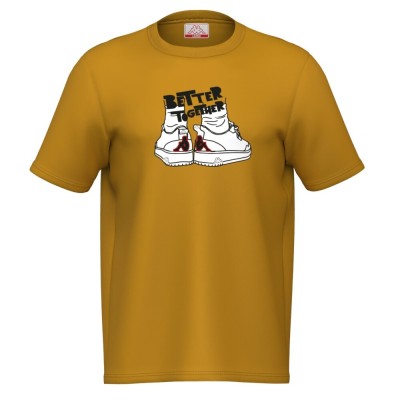 Camiseta Amarilla Kappa GLABU TBAR YELLOW GOLDEN MAN HOMBRE
