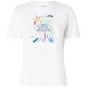 Camiseta Blanca KAPPA GAMINO GRAPHIK WHITE MUJER