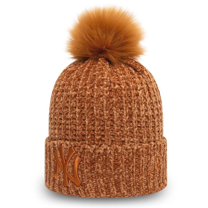 Gorro Marrón NEW ERA WOMENS WINTERIZED BOBBLE Punto 60081282