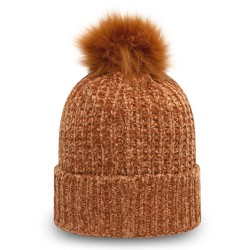 Gorro Marrón NEW ERA WOMENS WINTERIZED BOBBLE Punto 60081282