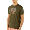 CAMISETA ALPHAVENTURE A25110314-36 VERDE HOMBRE MANGA CORTA