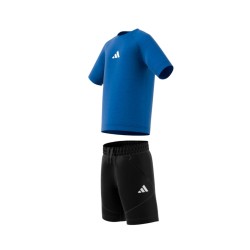 Conjunto Azul  Camiseta y Pantalon Adidas azul JR