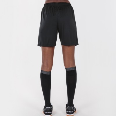 PANTALON CORTO NEGRO JOMA SHORT NOBEL NEGRO 100053.100
