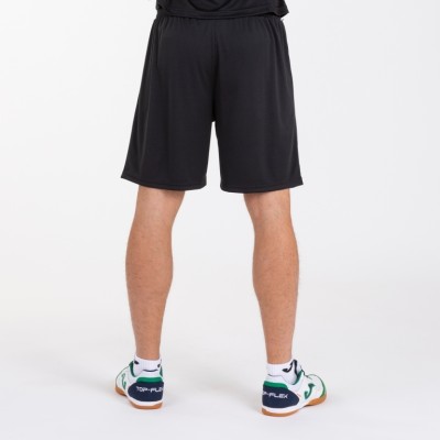 PANTALON CORTO NEGRO JOMA SHORT NOBEL NEGRO 100053.100