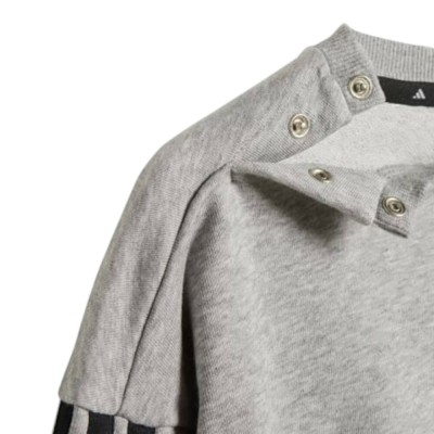 Chandal Adidas-I 3S FT JOG 240-JD8163 GRIS-KIDS/BEBÉ