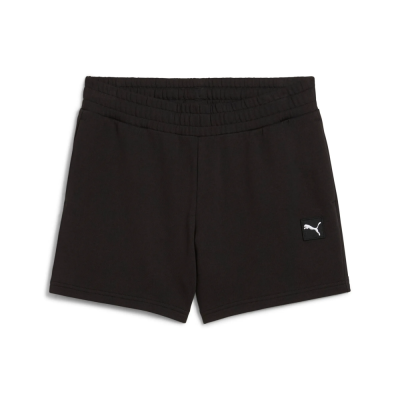 Pantalón corto Negro Puma-ESS ELEVATED Mid-Rise Shorts 5-685020-01-NEGRO MUJER