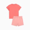 Conjunto Camiseta + Bermuda Puma-MINICATS ESS Tee and Shorts Set INF-686285-24-NARANJA UNISEX JUNIOR