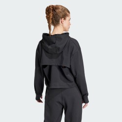 Sudadera negra Adidas-POWER HOODIE-IV9219 NEGRO-MUJER
