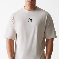 Camiseta beig New Era beig MLB