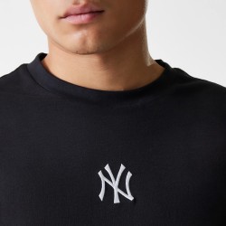 Camiseta negra New Era negra MLB