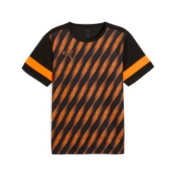 Camiseta negra-naranja Puma negra hombre