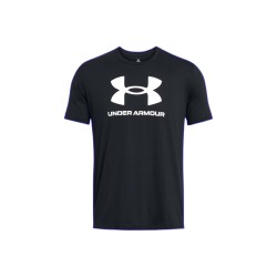 Camiseta negra Under Aemour negra hombre