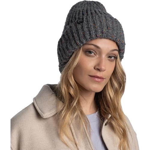 BUFF-Knitted & Fleece Band Hat-KIM GREY